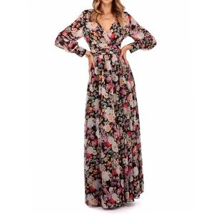 Windsor Floral Long Sleeve Maxi Dress 